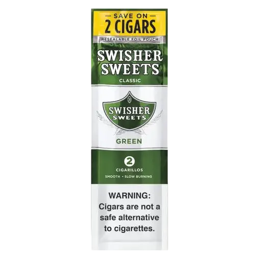 Swisher Sweets Green Cigarillos (2-Pack)